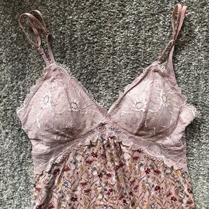 Never Worn Knit Dress with Padded Bralette Detail